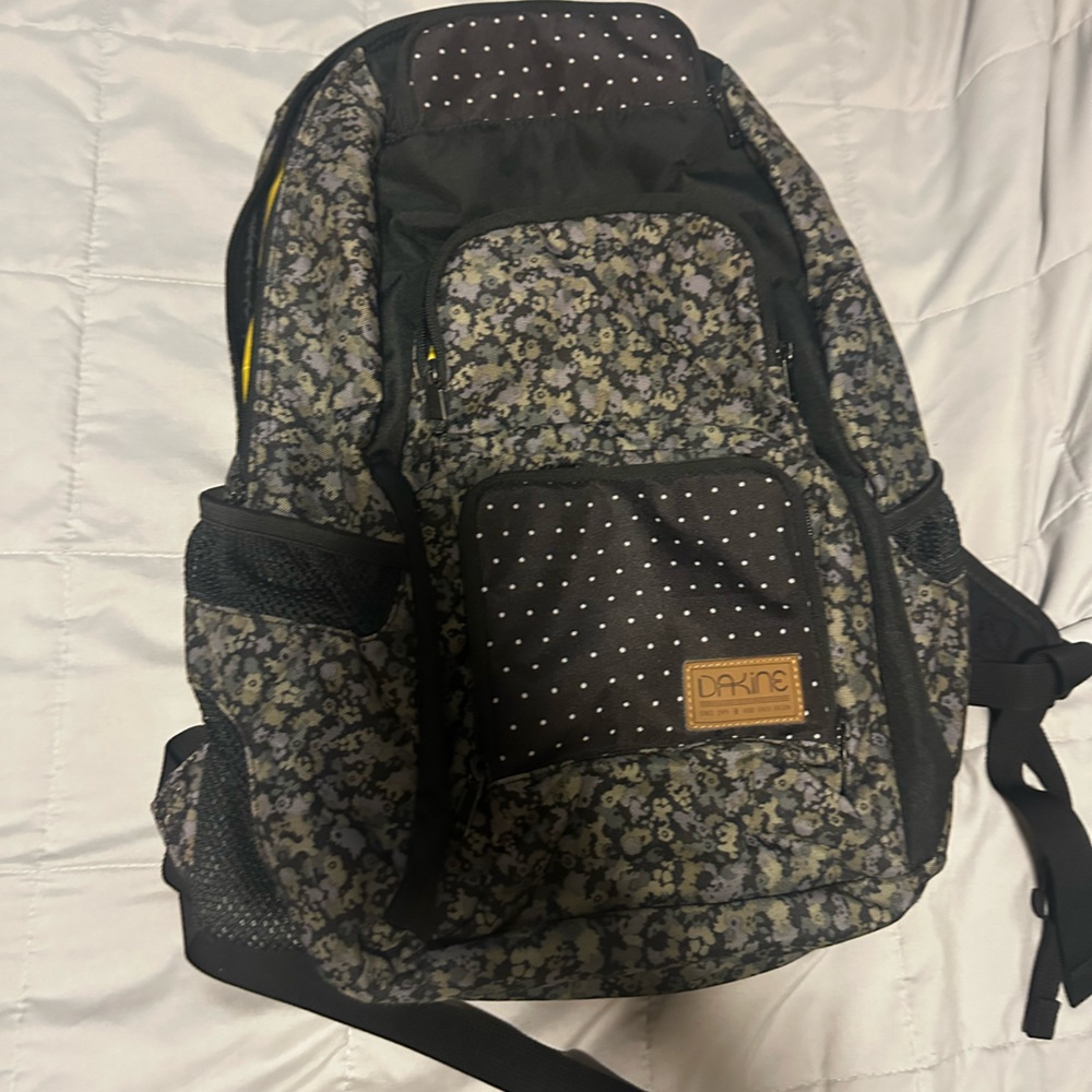Dakine Black and Gray Floral Women's Backpack